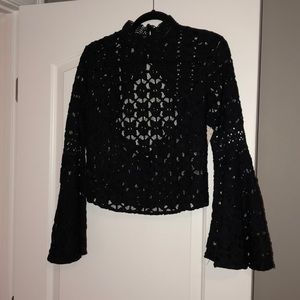 NWT Free People black lace top
